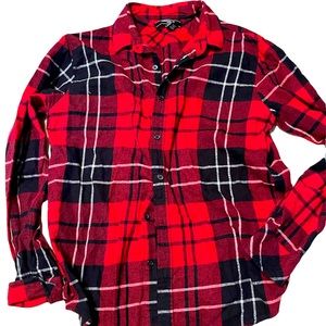 Womens large flannel red